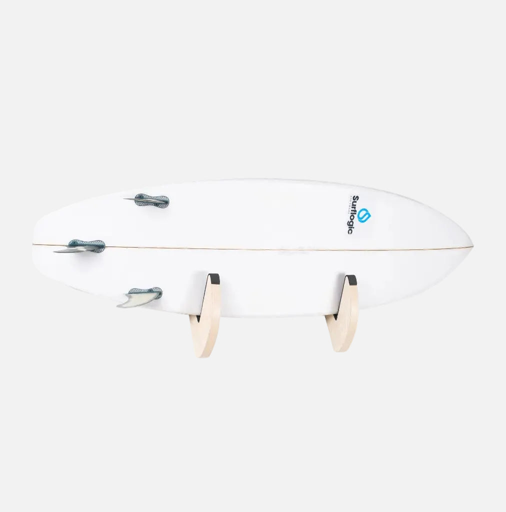 SurfLogic Wooden Surfboard Wall Rack
