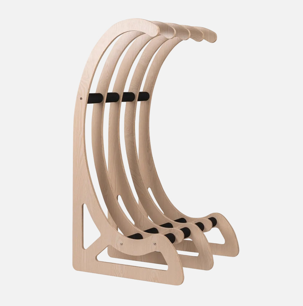 SurfLogic Wooden Free Standing Surfboard Rack