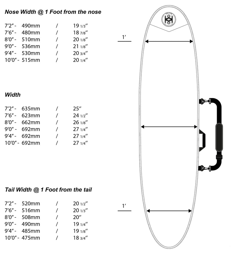 Koalition Day Bag Long 8'0" / 9'0" / 10'0"