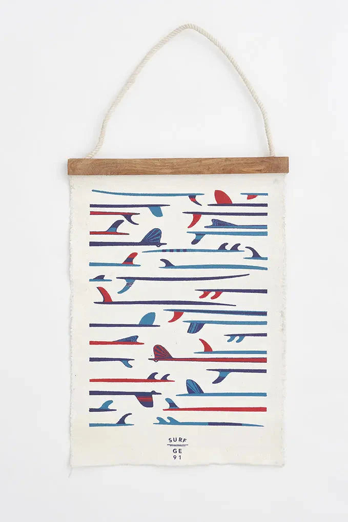 Sheet with surfboards