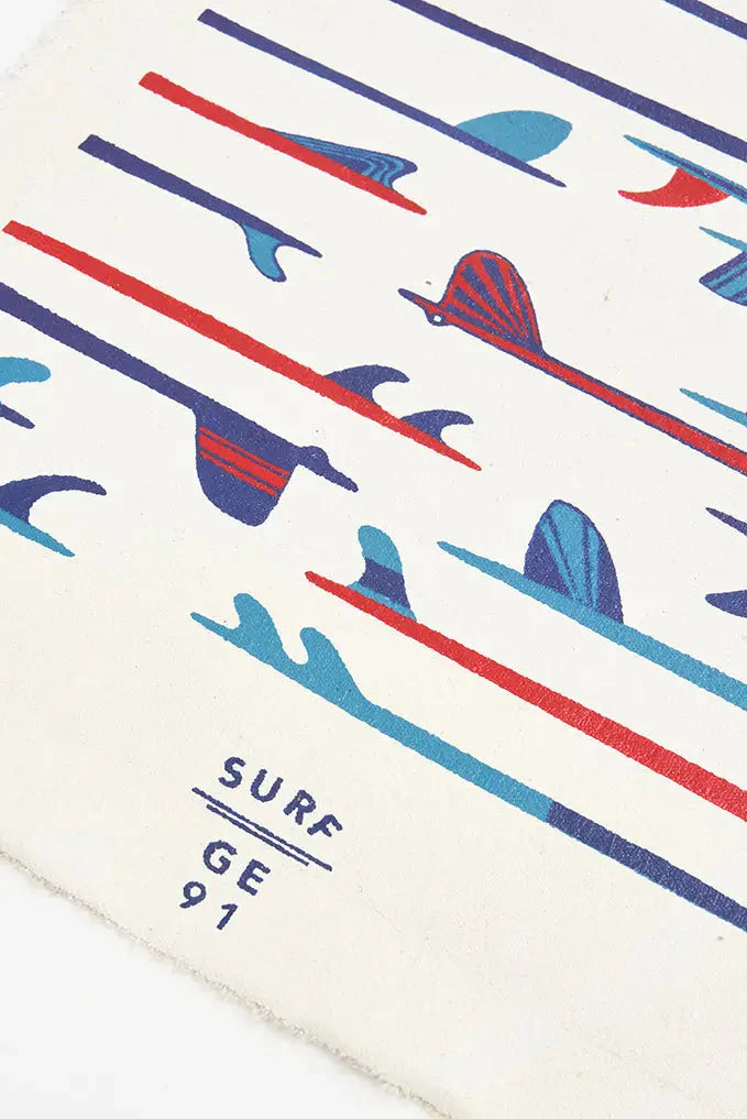 Sheet with surfboards