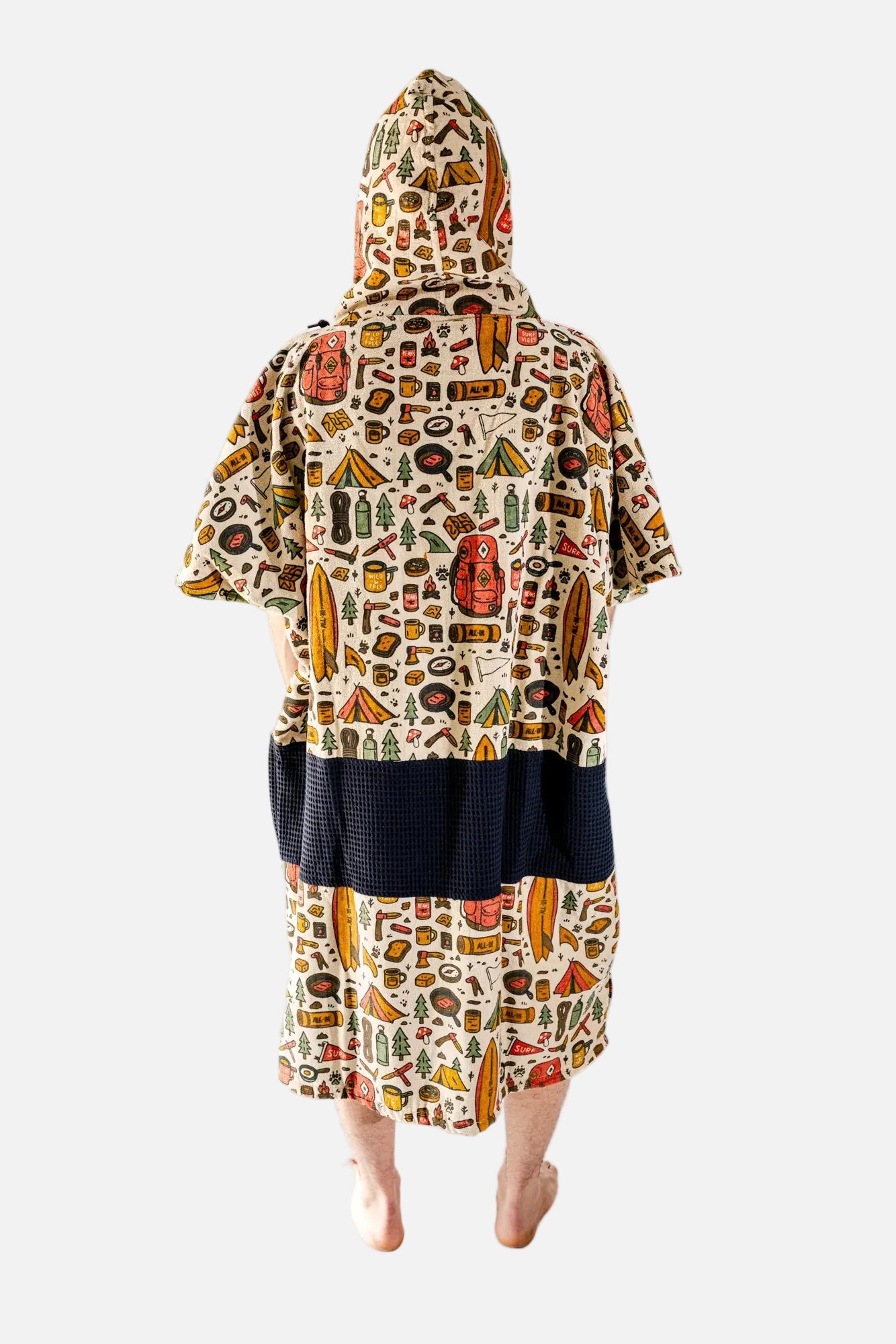 All-In Beach Crew V Poncho Surf Camp