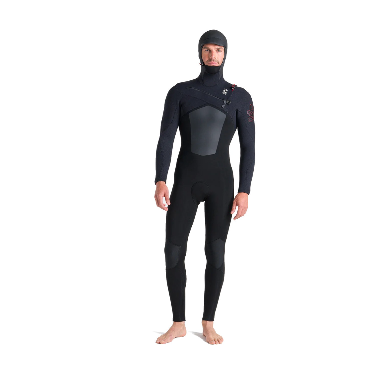 C-SKINS REWIRED 6/5/4 HOODED BLACK