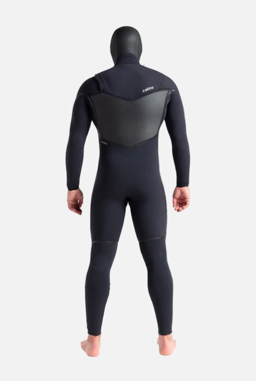 C-SKINS WIRED+ 6/5 HOODED SCHWARZ