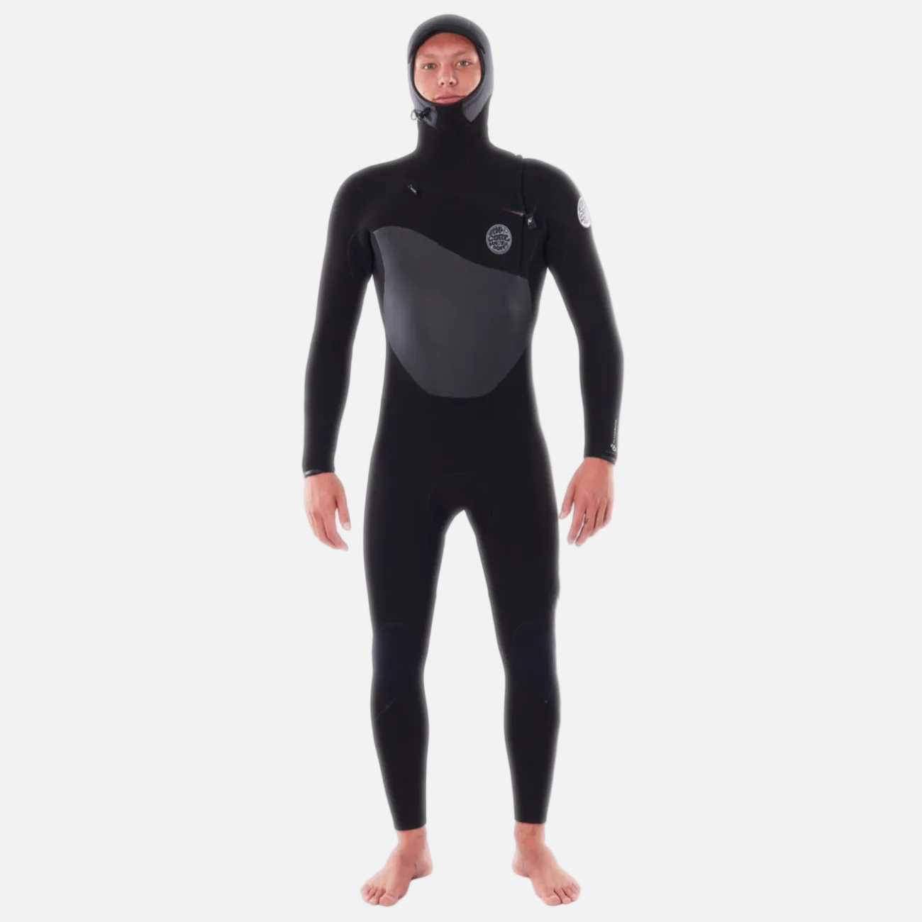 RIPCURL FBOMB 64 HOODED C/ZIP BLACK