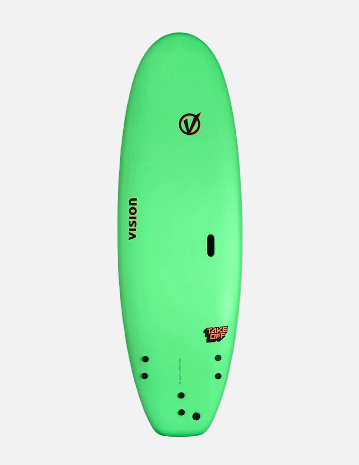 Vision Surfboard Takeoff Whopper Lime