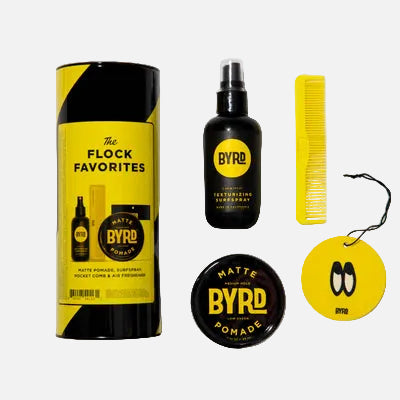BYRD Flock Favorites Now Includes a 3.35 oz Matte Pomade