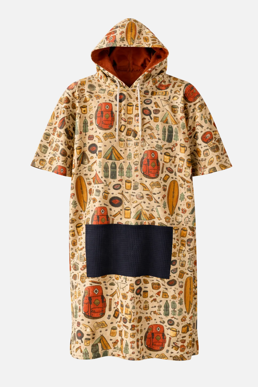 All-In Beach Crew V Poncho Surf Camp