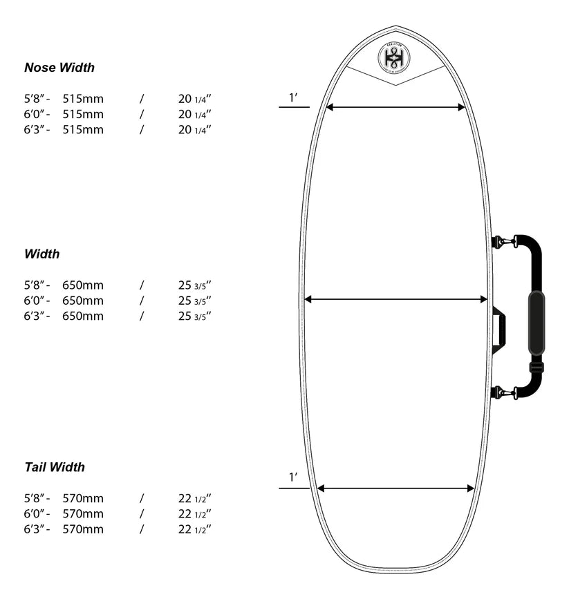 Koalition Day Bag Fish 6'0" / 6'3"