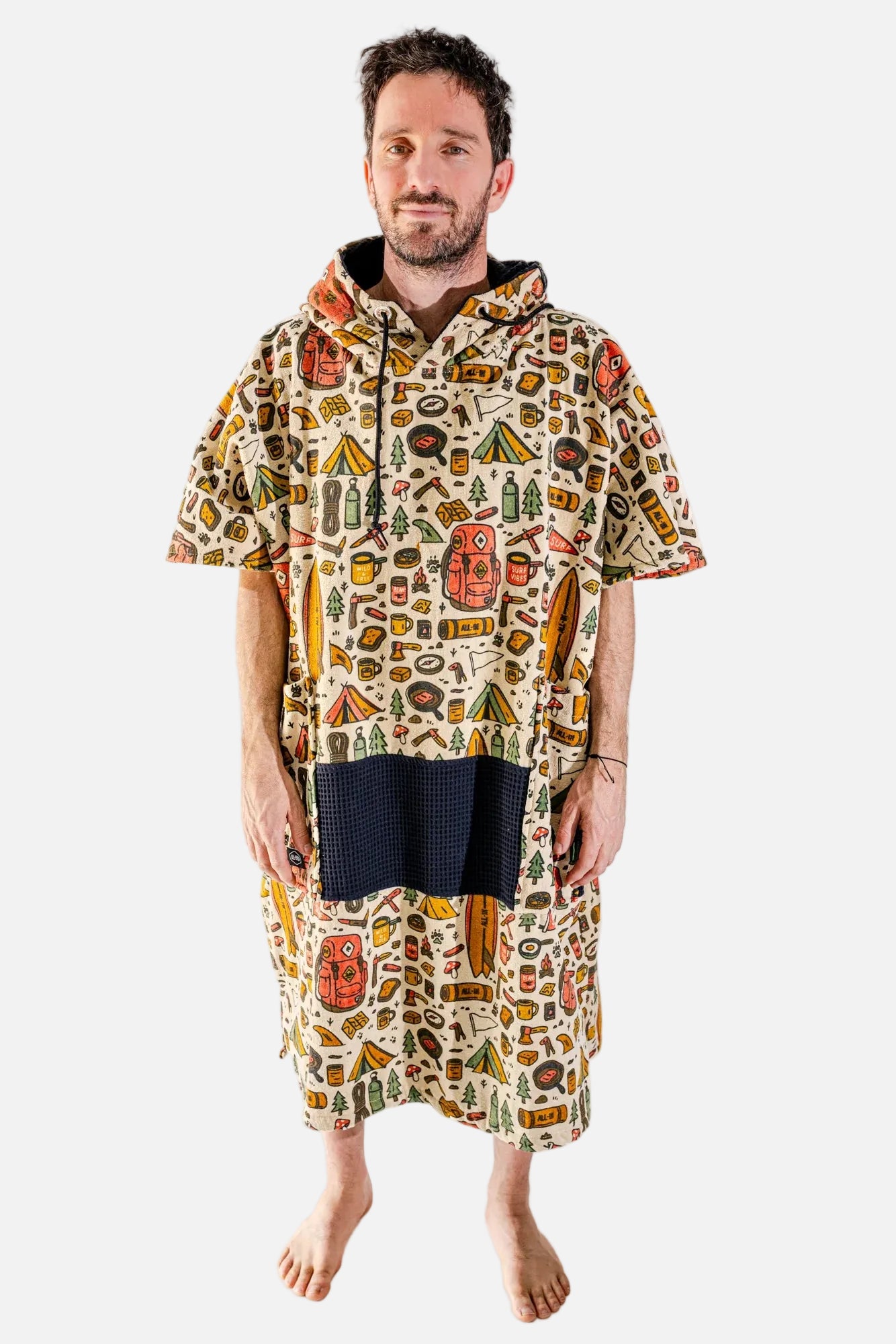 All-In Beach Crew V Poncho Surf Camp