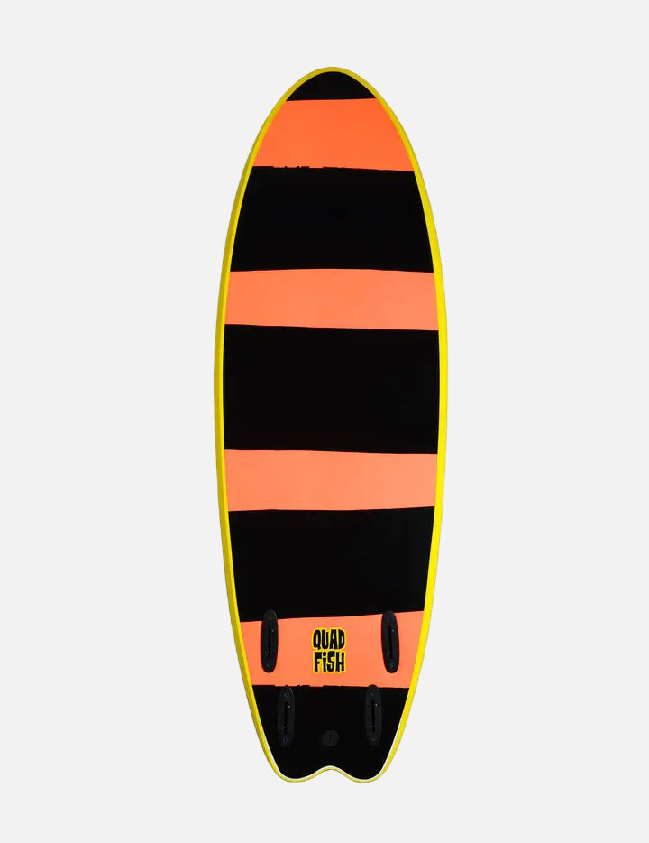 Vision Surfboard Hand Shape Quad Fish Cyan