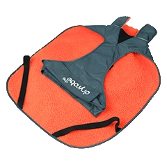 Dryrobe® Dog Dark Grey / Orange
