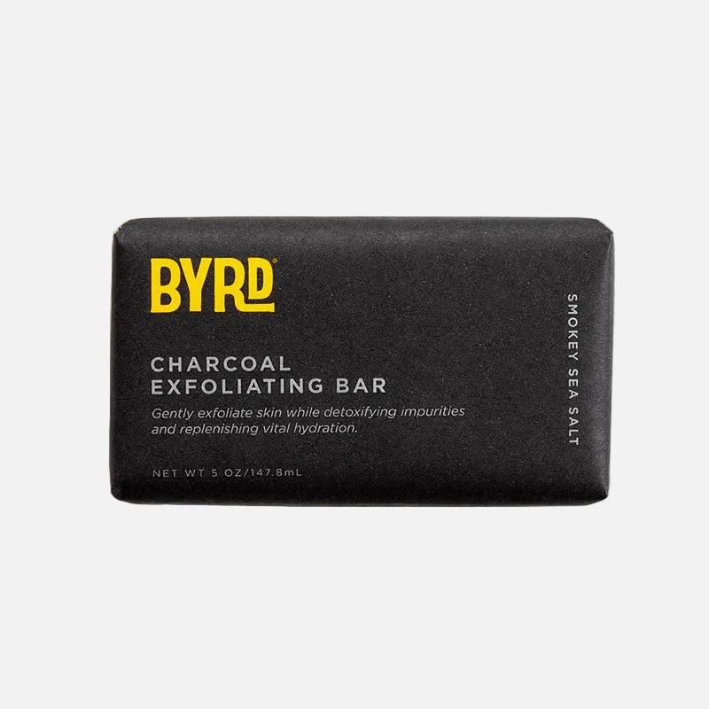 BYRD Activated Charcoal Exfoliating Bar 5oz