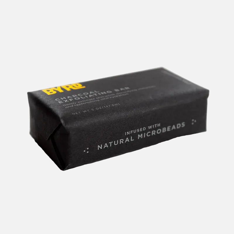 BYRD Activated Charcoal Exfoliating Bar 5oz