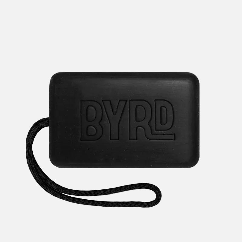 BYRD Activated Charcoal Soap on a Rope 9oz