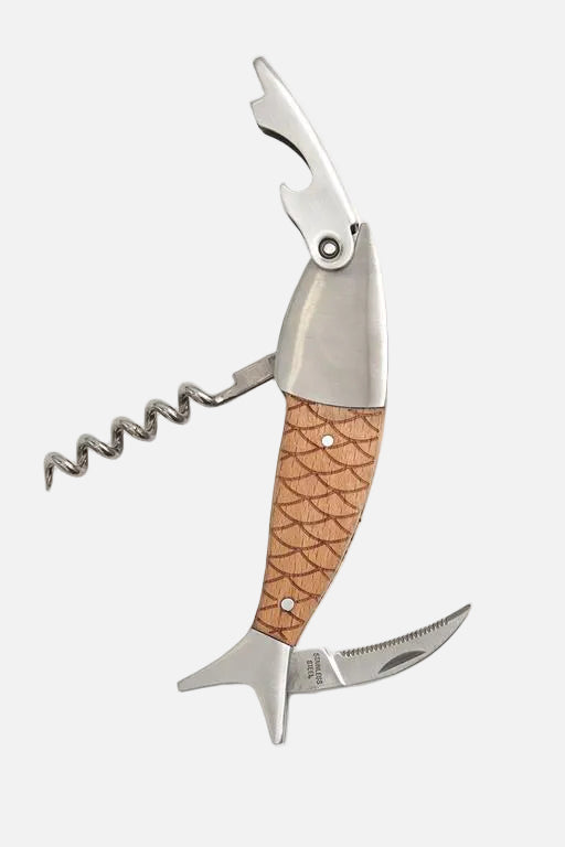 Corkscrew And Fish Pocket Knife